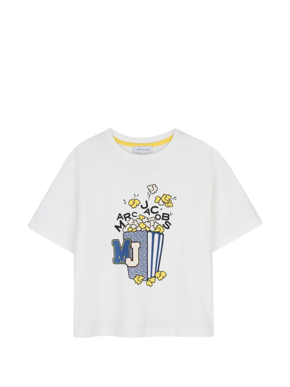 Marc Jacobs Kids popcorn-print T-shirt - Bianco