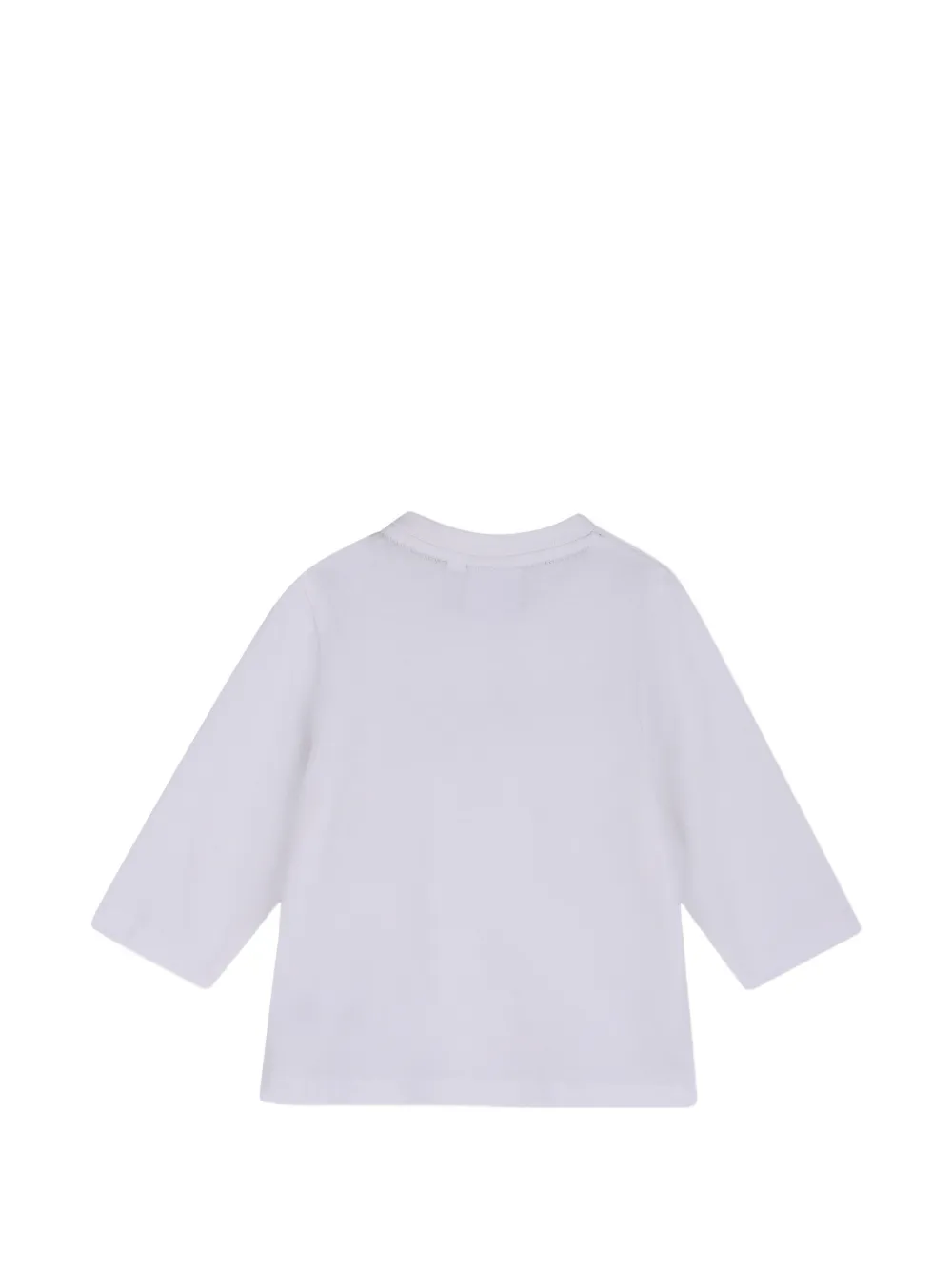 BOSS Kidswear T-shirt met lange mouwen Wit