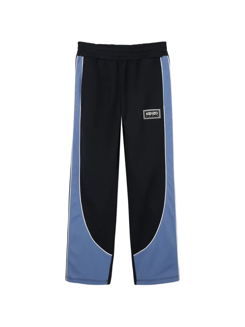 Kenzo Kids Pantaloni sportivi con applicazione - Nero
