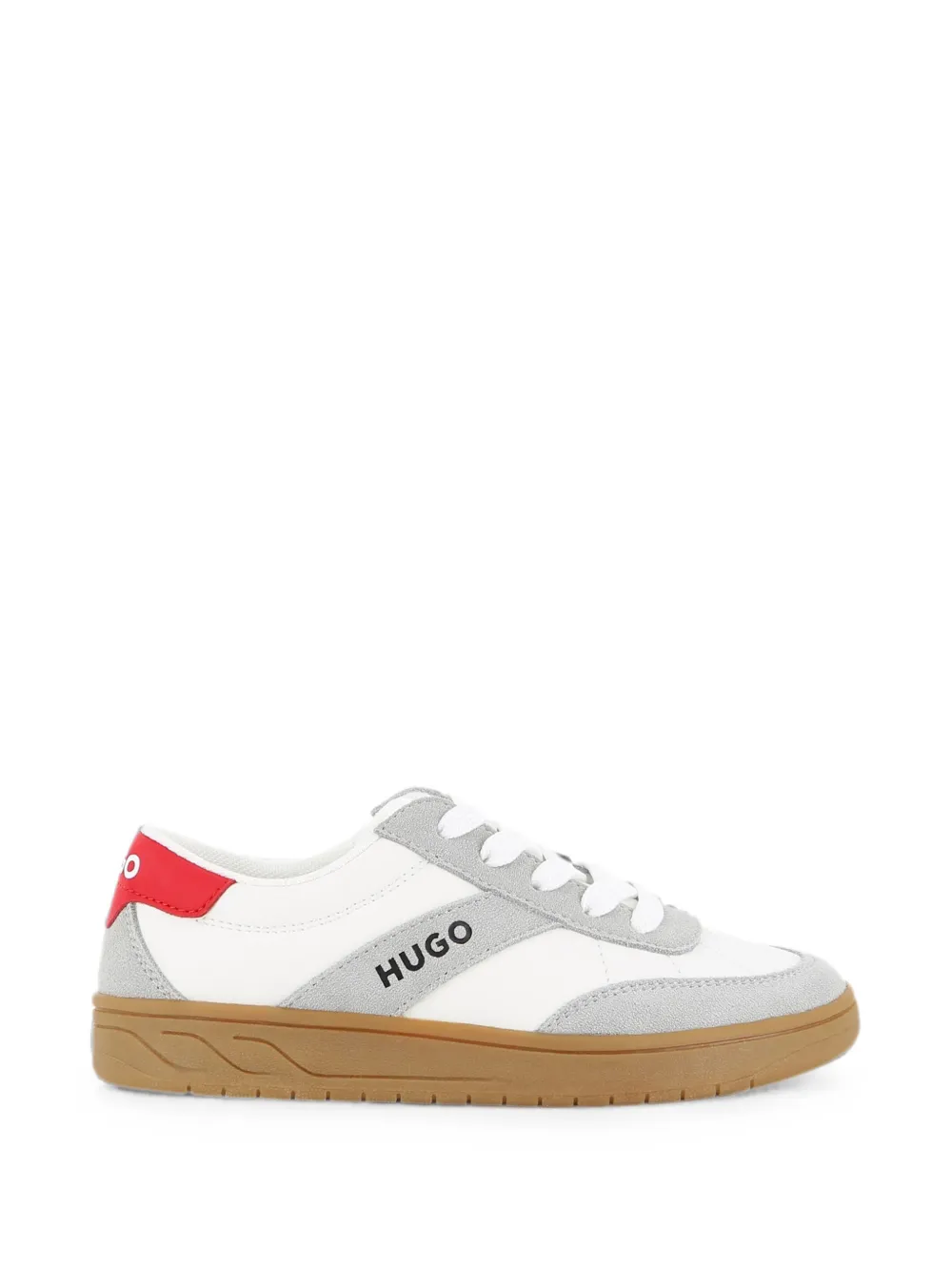 HUGO KIDS Sneakers met logoprint Wit
