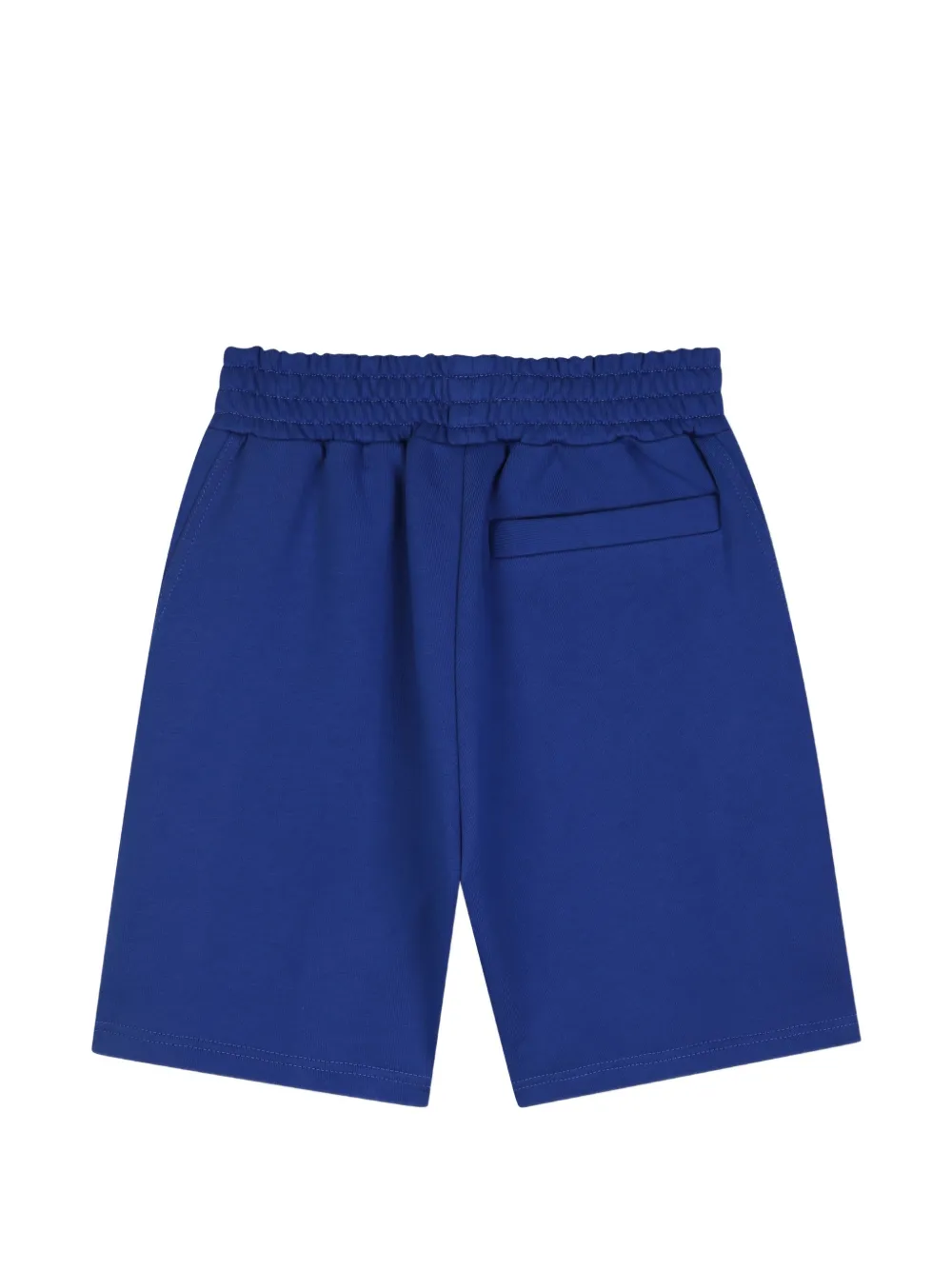 Givenchy Kids Katoenen shorts met logoprint Blauw