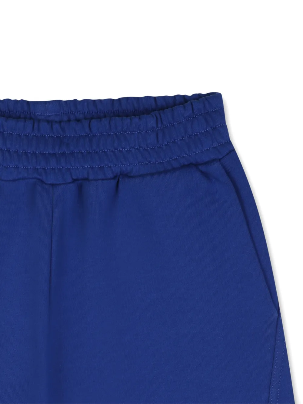 Givenchy Kids Katoenen shorts met logoprint Blauw