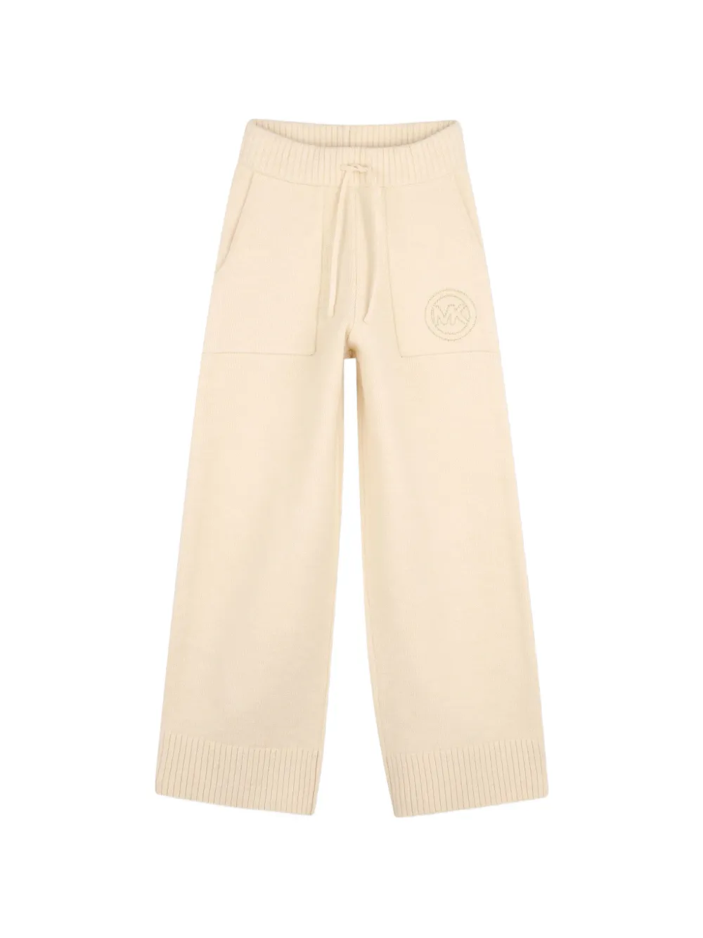 Michael Kors Kids Pantaloni con logo ricamato - Toni neutri
