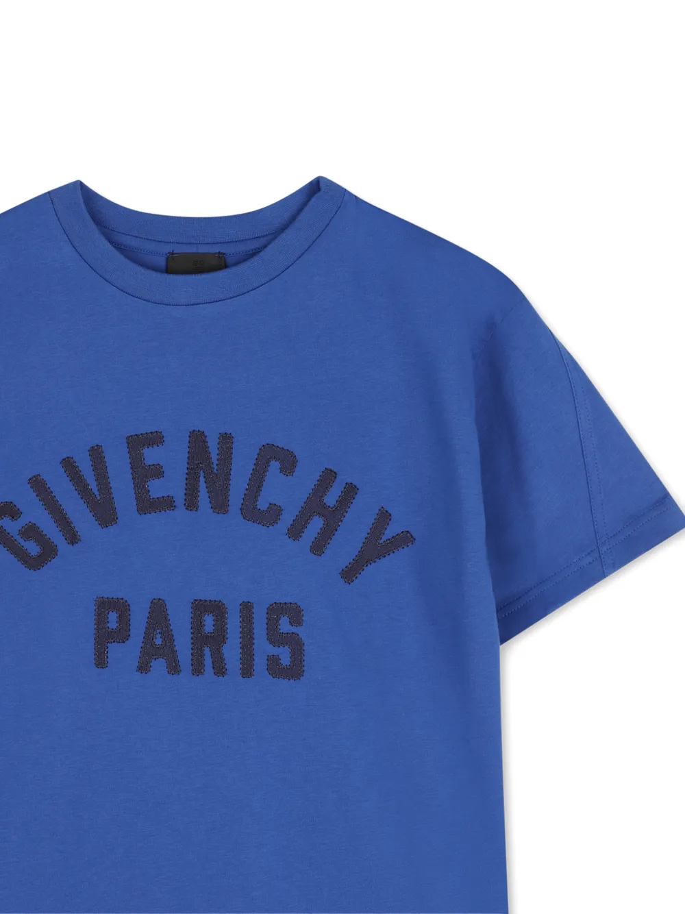 Givenchy Kids T-shirt met geborduurd logo Blauw