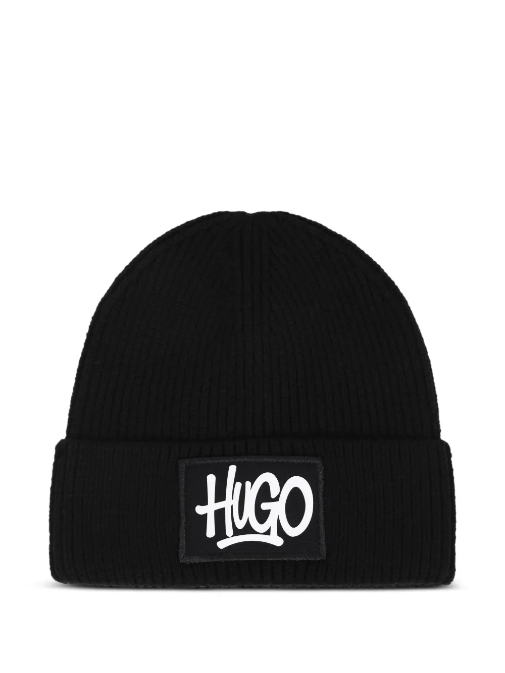 HUGO KIDS Berretto con applicazione logo - Nero