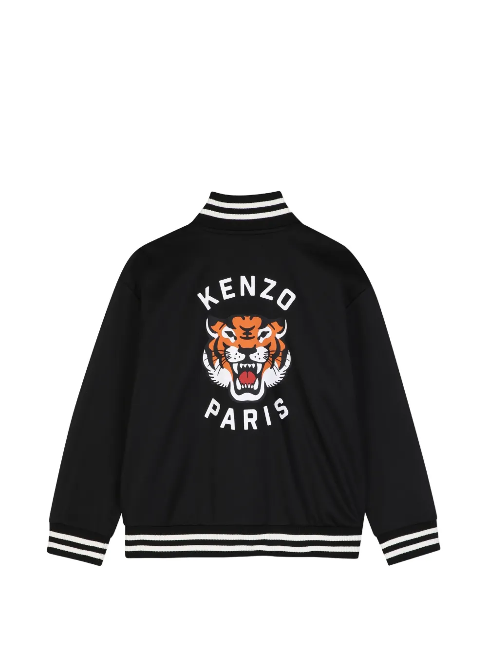 Kenzo Kids Vest met Tiger-borduurwerk Zwart