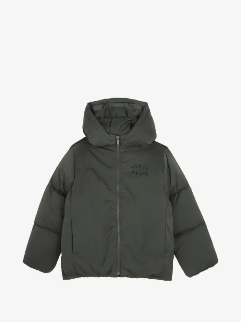 Kenzo Kids logo-print hooded jacket