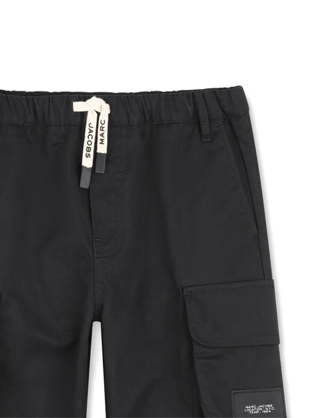 Marc Jacobs Kids Broek met logopatch Zwart