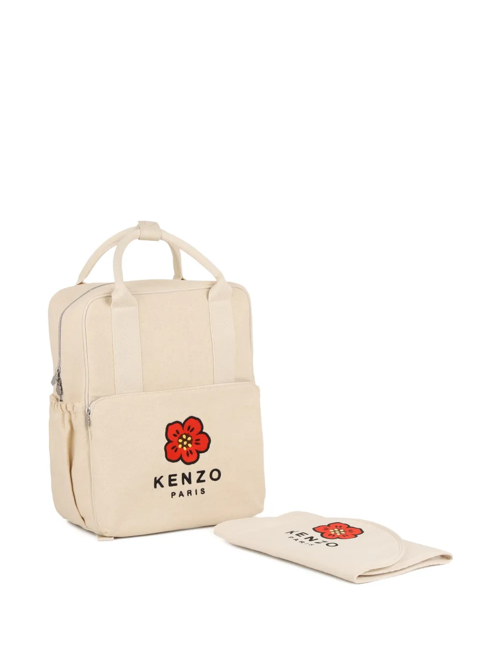 Kenzo Kids Rugzak met Boke Flower-borduurwerk Beige