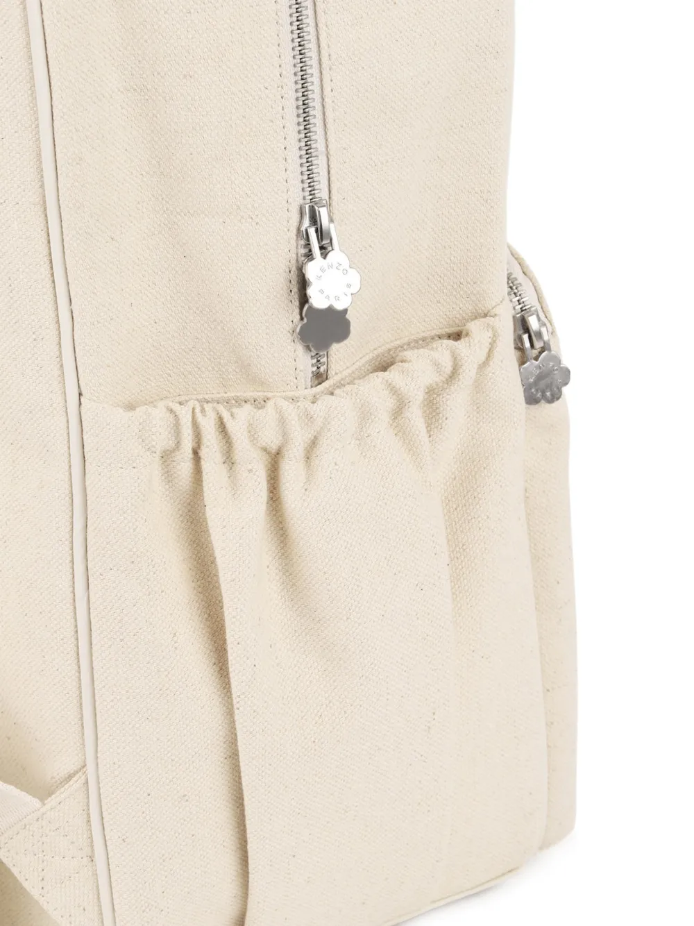 Kenzo Kids Rugzak met Boke Flower-borduurwerk Beige