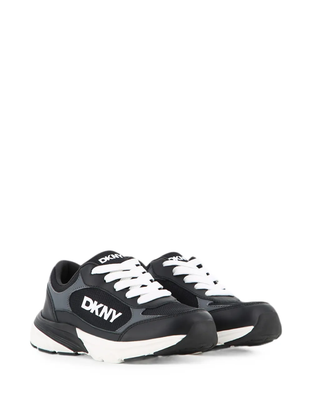 Dkny Kids Sneakers con inserti e logo - Nero
