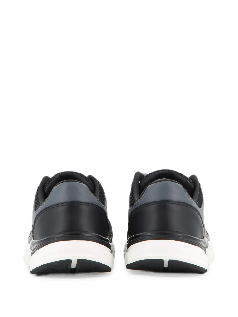 Dkny Kids logo-print panelled sneakers Zwart