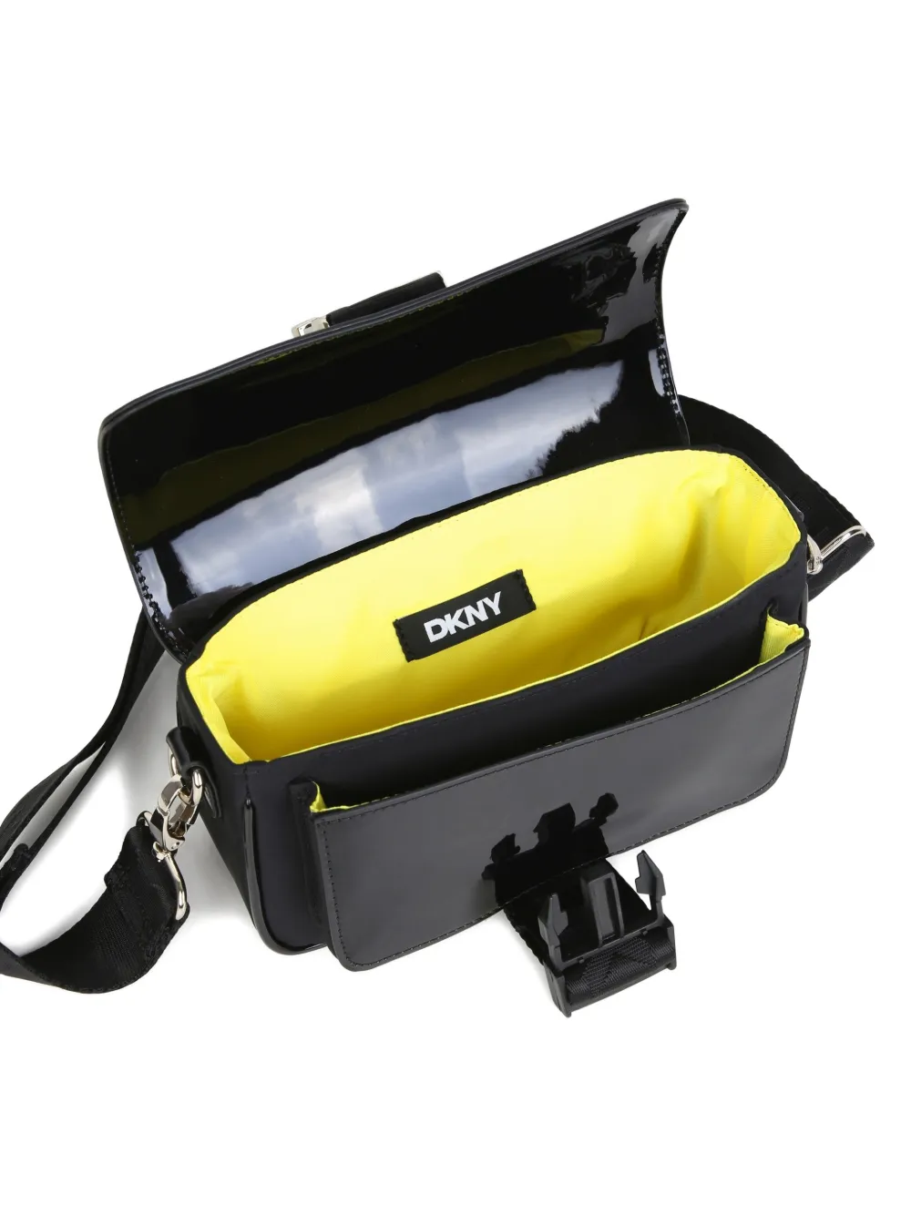 Dkny Kids Schoudertas met logoband en gespsluiting Zwart
