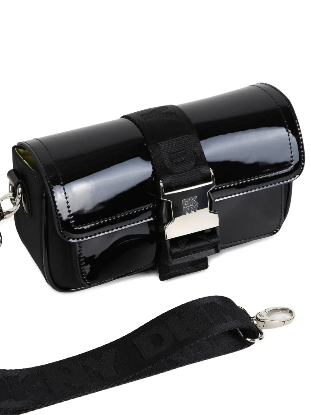 Dkny Kids Schoudertas met logoband en gespsluiting Zwart