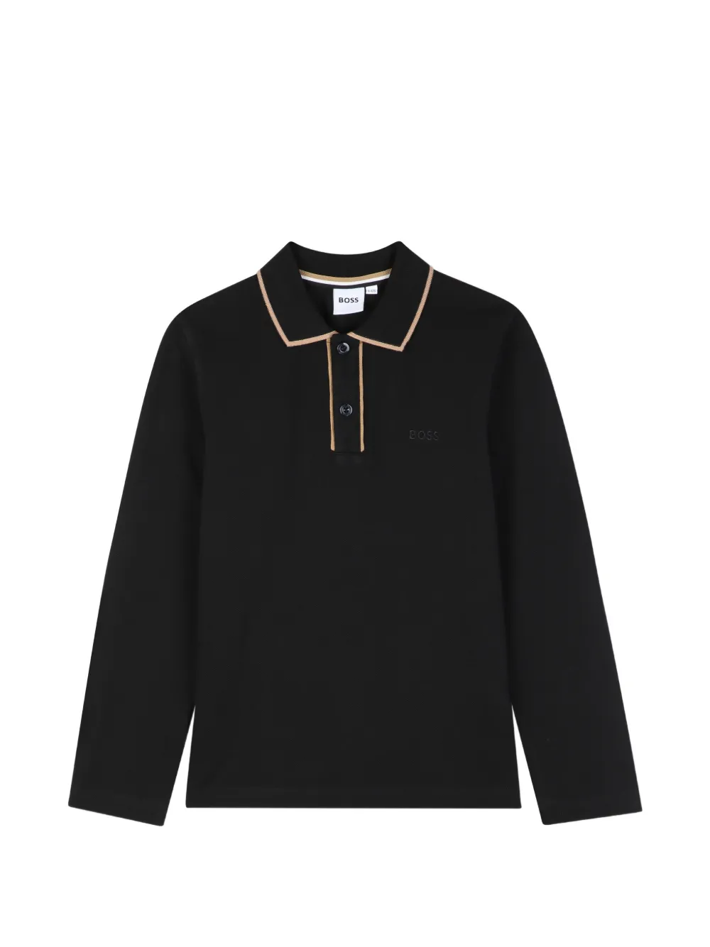 BOSS Kidswear Polo a maniche lunghe - Nero