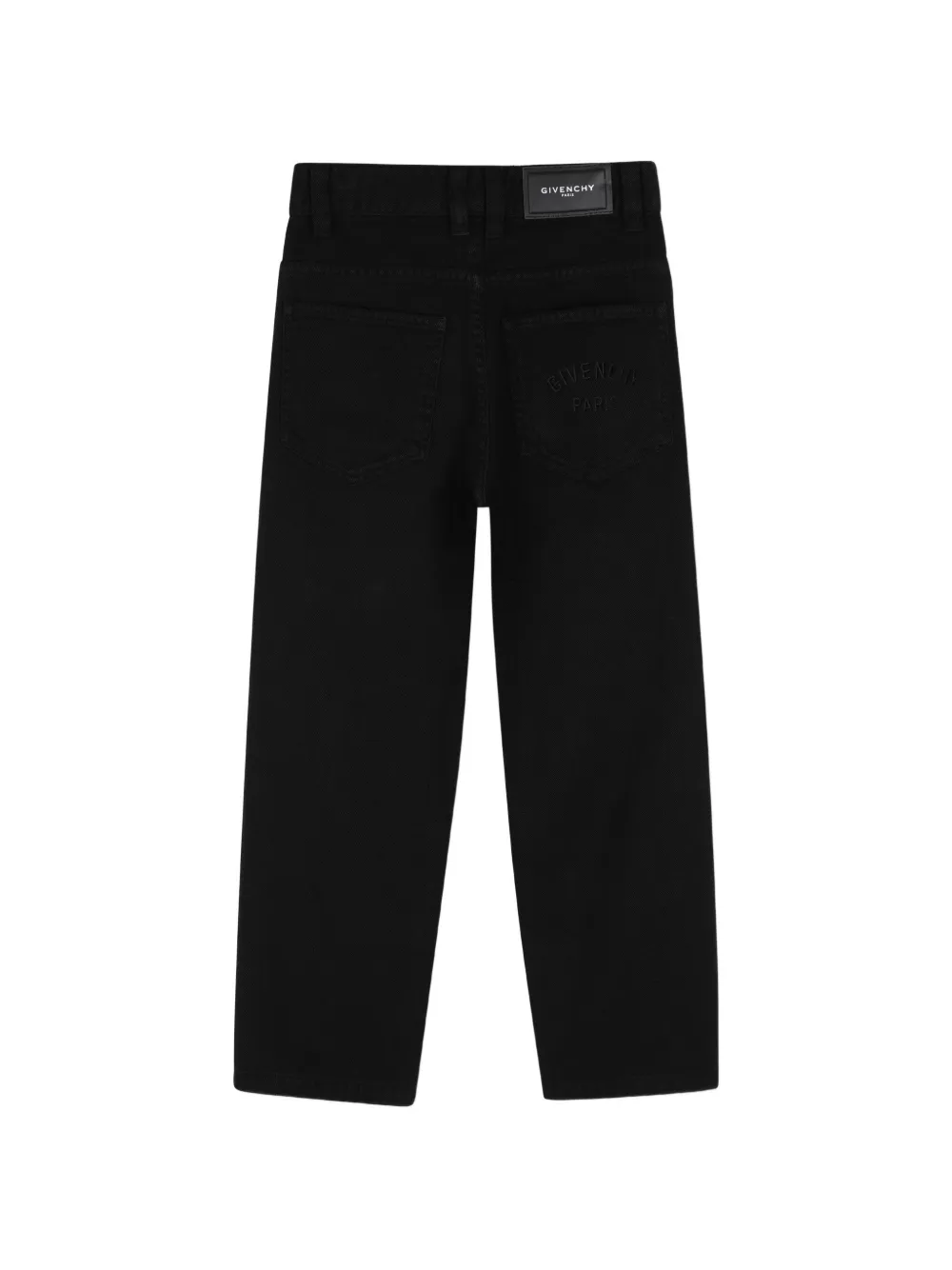 Givenchy Kids Jeans met geborduurd logo Zwart