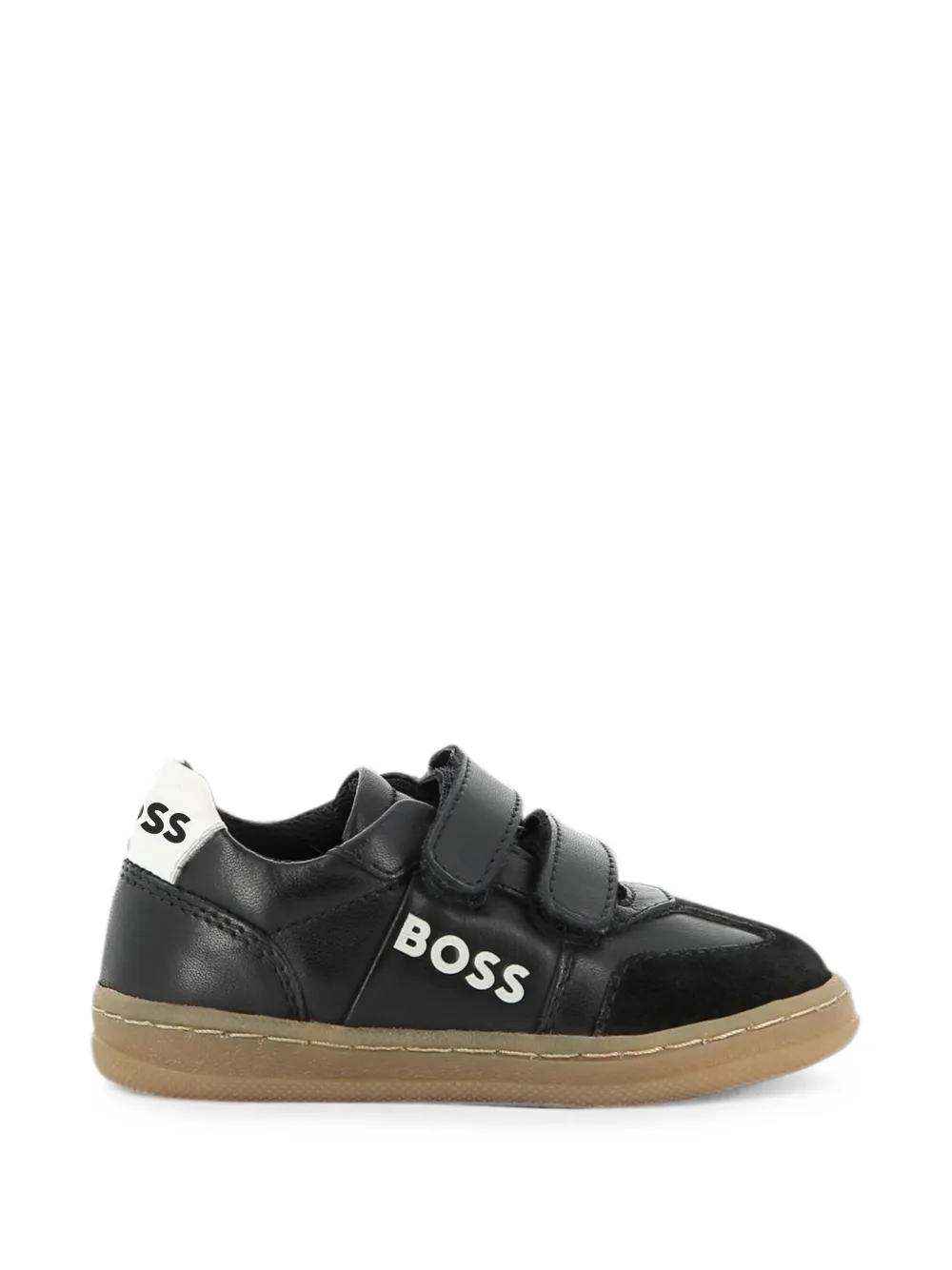 BOSS Kidswear Sneakers met klittenband Zwart