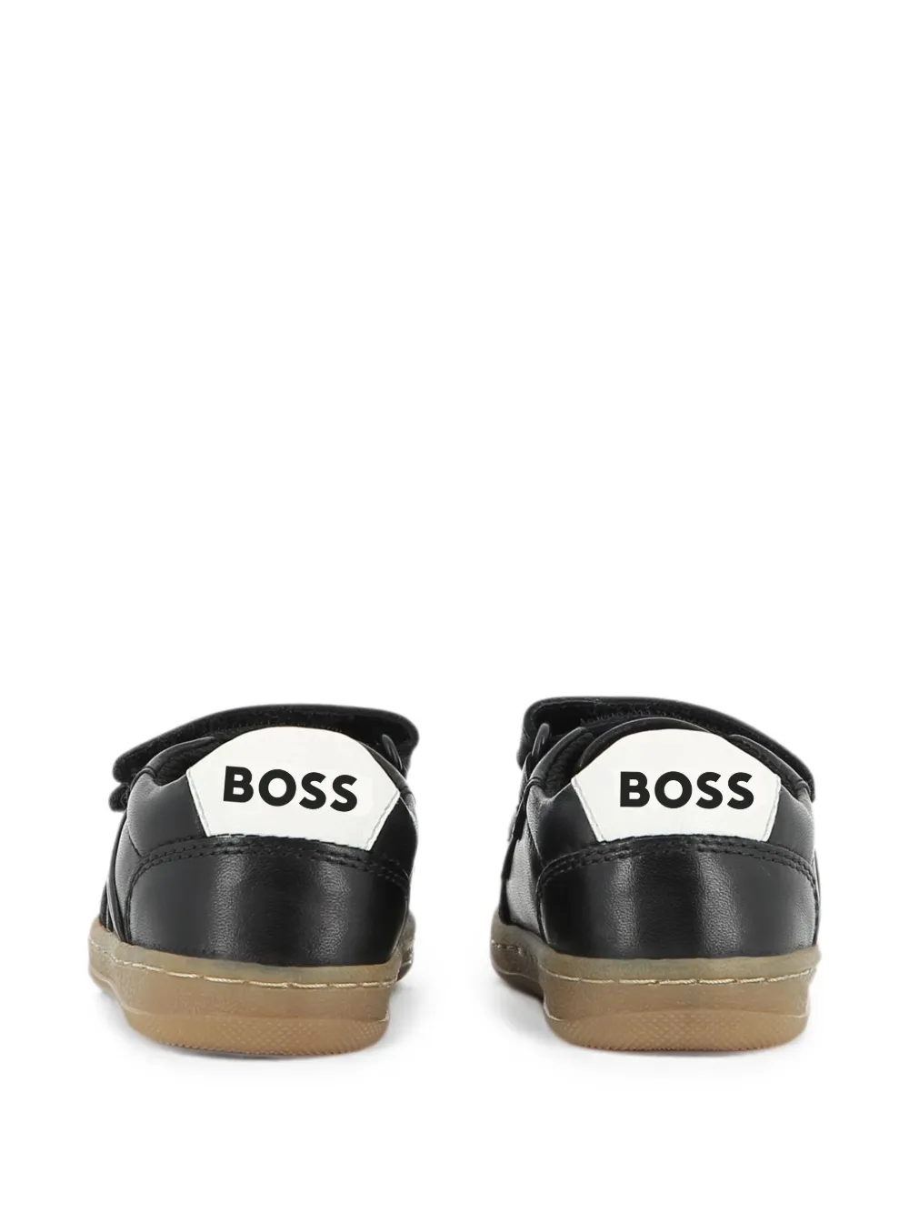 BOSS Kidswear Sneakers met klittenband Zwart
