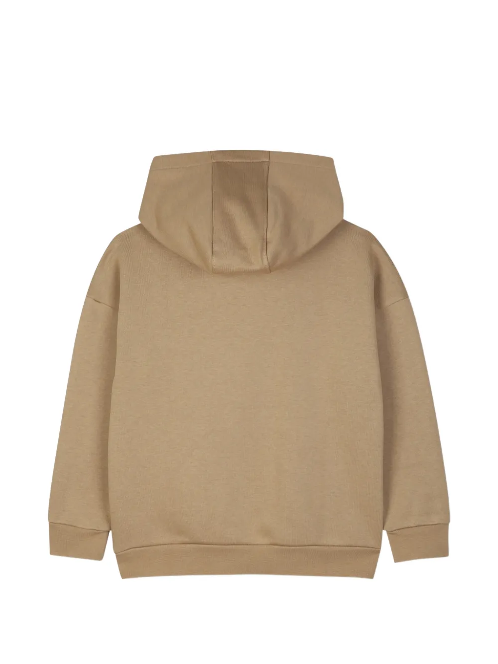 BOSS Kidswear Hoodie met logoprint Beige