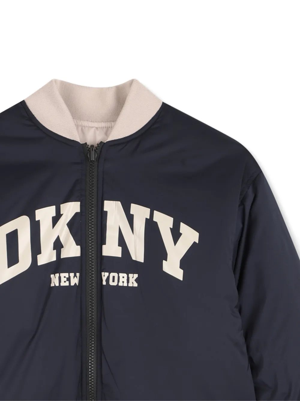 Dkny Kids Omkeerbaar jack Blauw