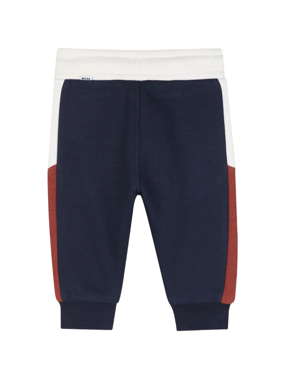 BOSS Kidswear Trainingsbroek met logoprint Blauw