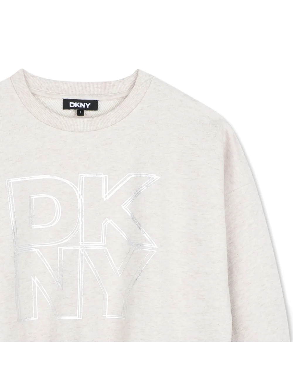 Dkny Kids Sweater met logoprint Beige