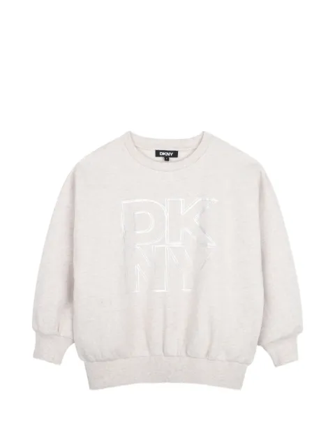 Dkny Kids logo-print crew-neck sweatshirt