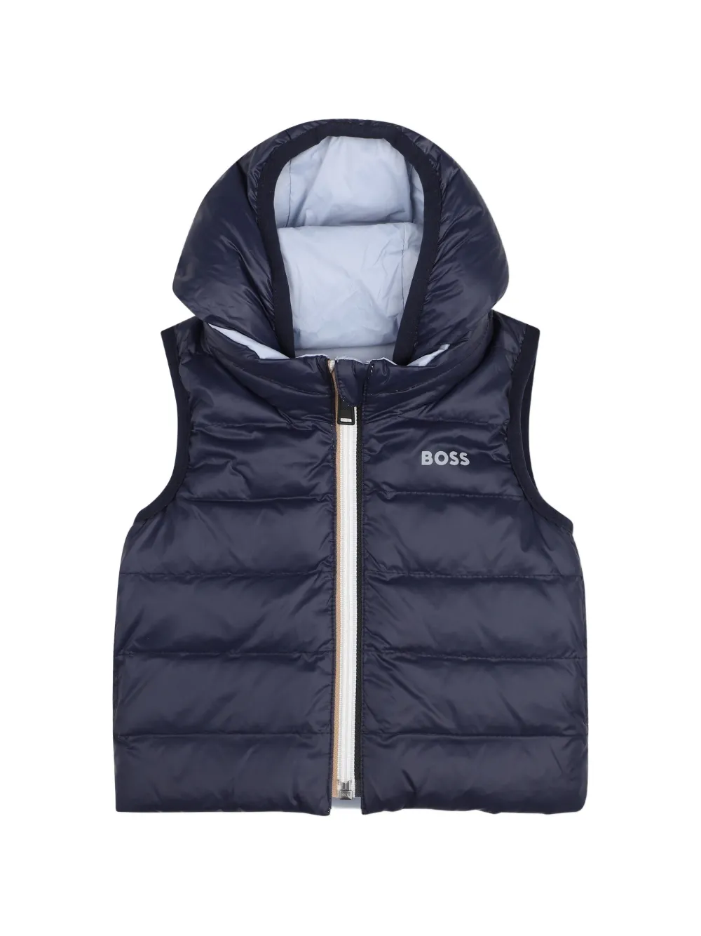 BOSS Kidswear Wendbare Weste mit Futter - Blau