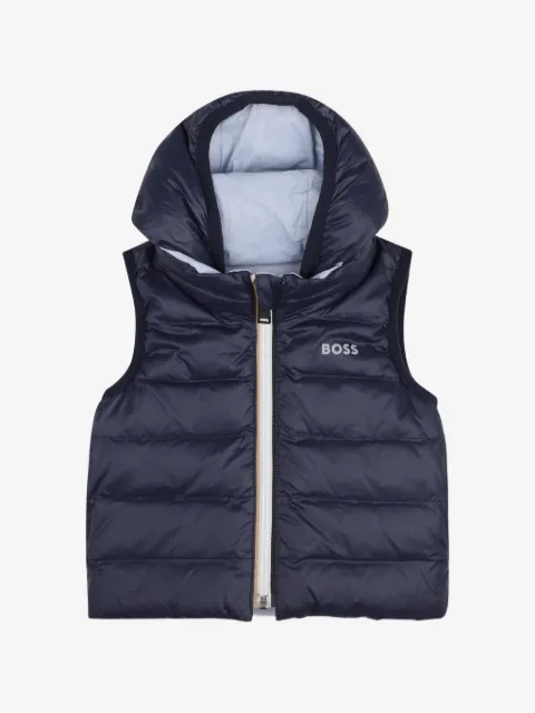 BOSS Kidswear reversible padded gilet