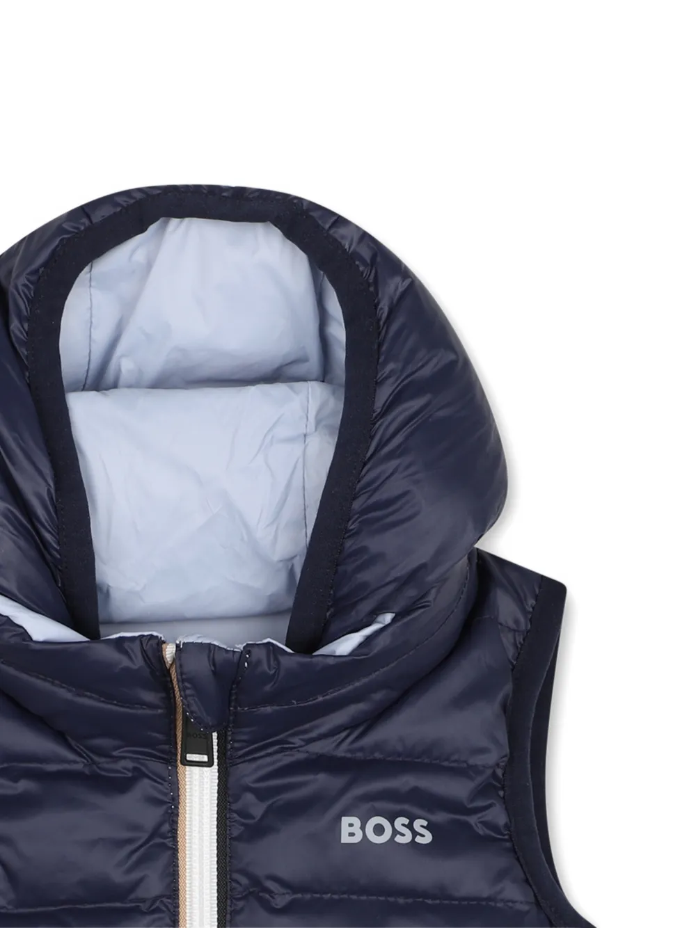 BOSS Kidswear Omkeerbare bodywarmer Blauw