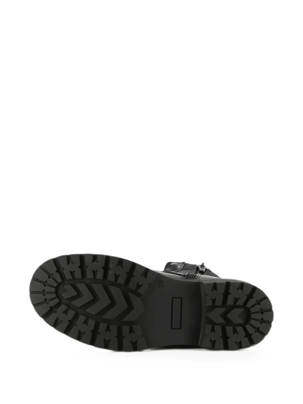 BOSS Kidswear carabiner-detail ankle boots Zwart