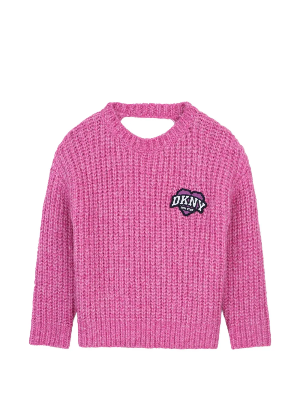 Dkny Kids Maglione con dettaglio cut-out - Rosa