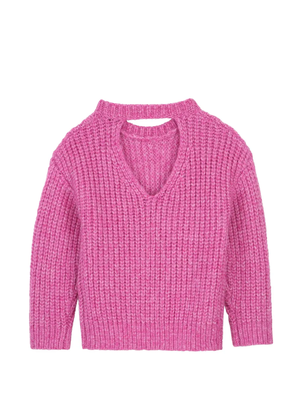 Dkny Kids Trui met logo-patch en uitgesneden detail Roze