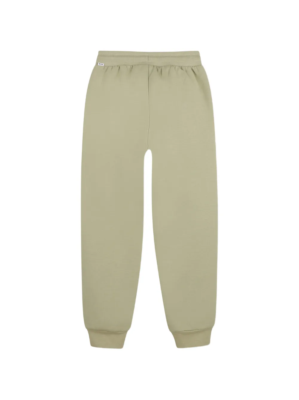 BOSS Kidswear Katoenen trainingspak met logo-print en capuchon Groen