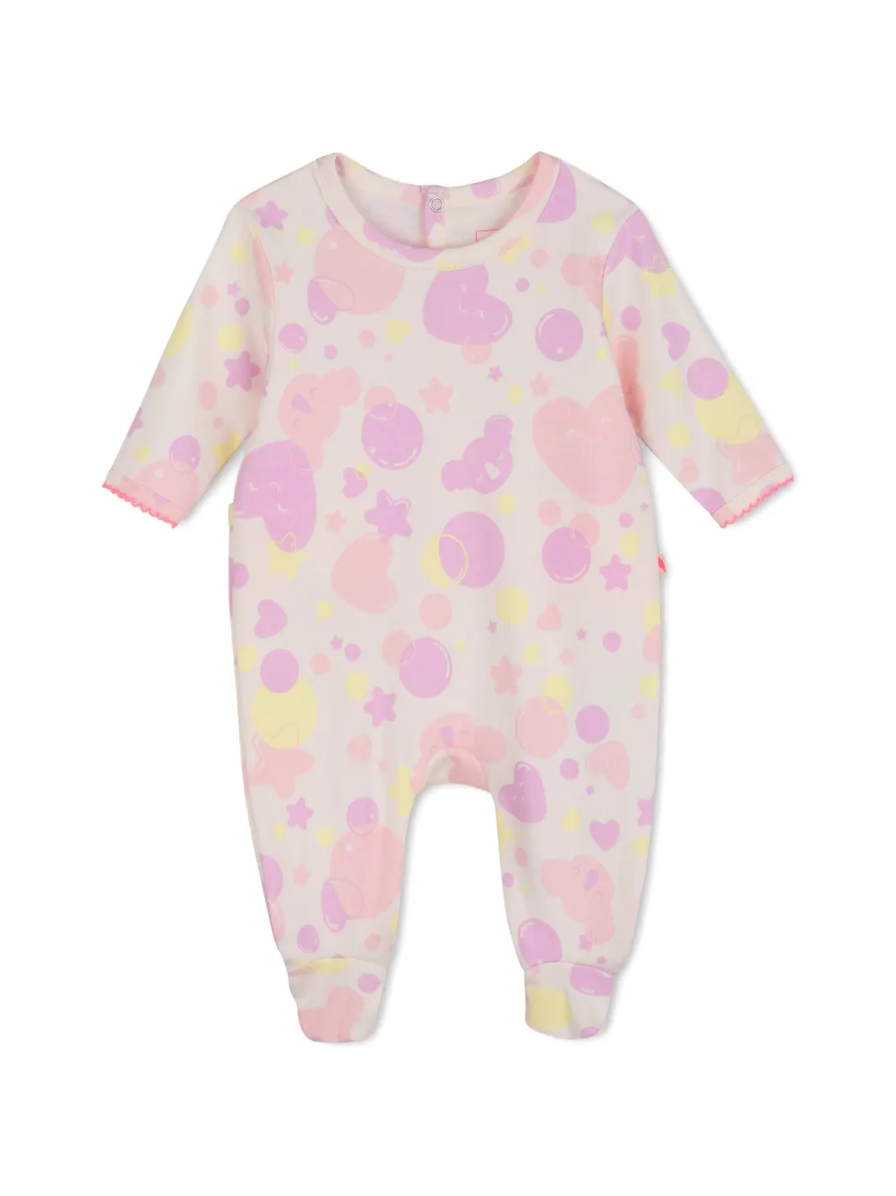 Billieblush Pyjama en slabbetje met grafische print Beige