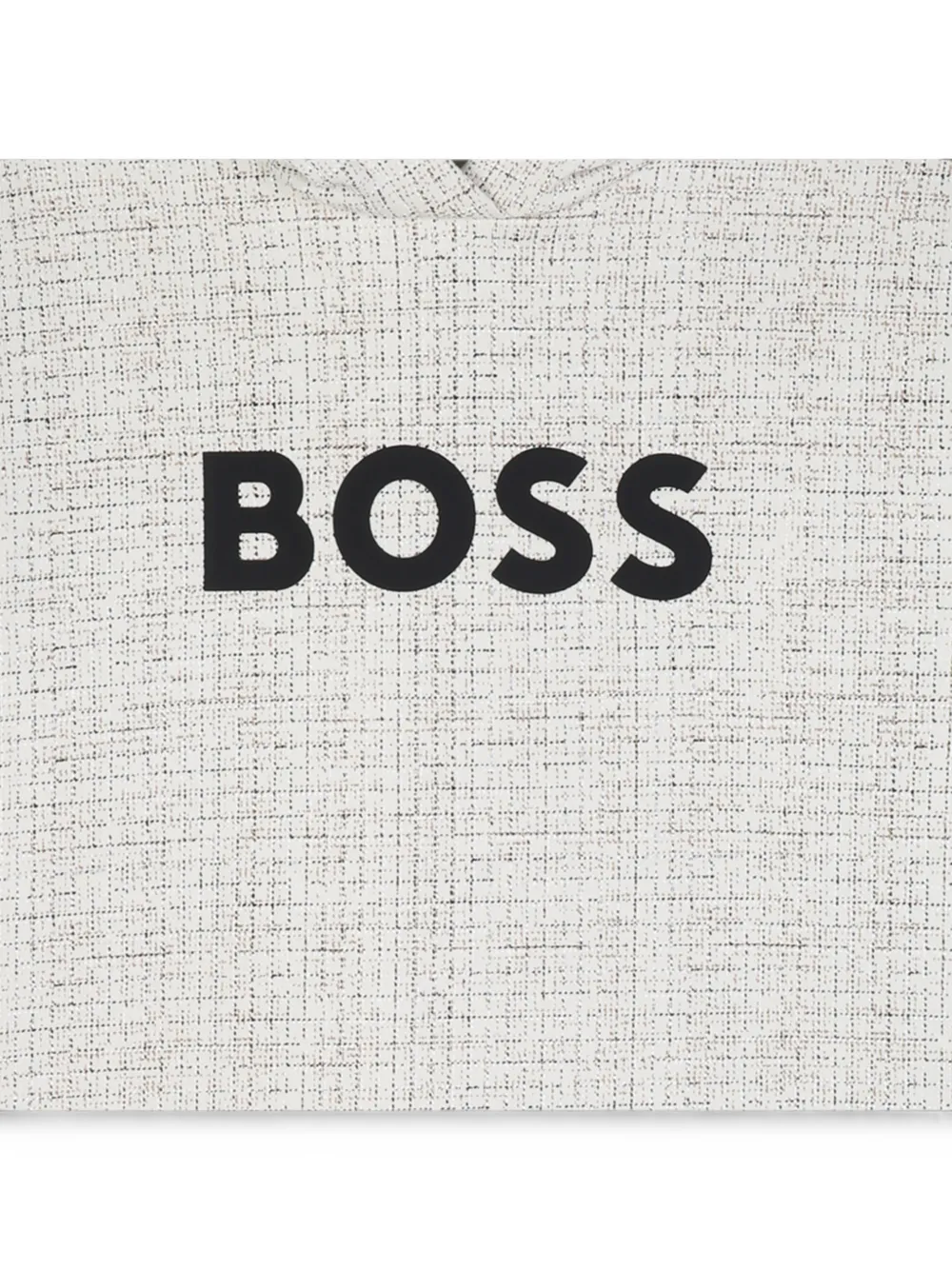BOSS Kidswear Hoodie met logoprint Wit