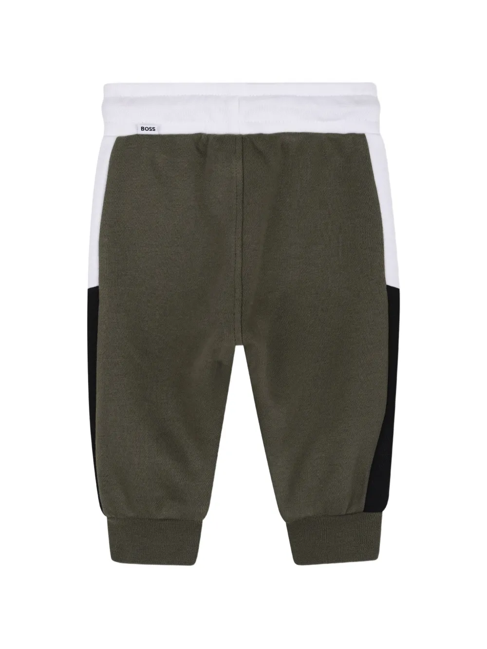 BOSS Kidswear Trainingsbroek met logoprint Groen