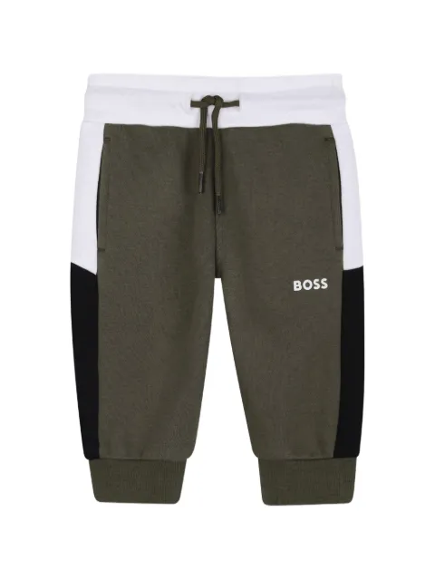 BOSS Kidswear logo-print track pants