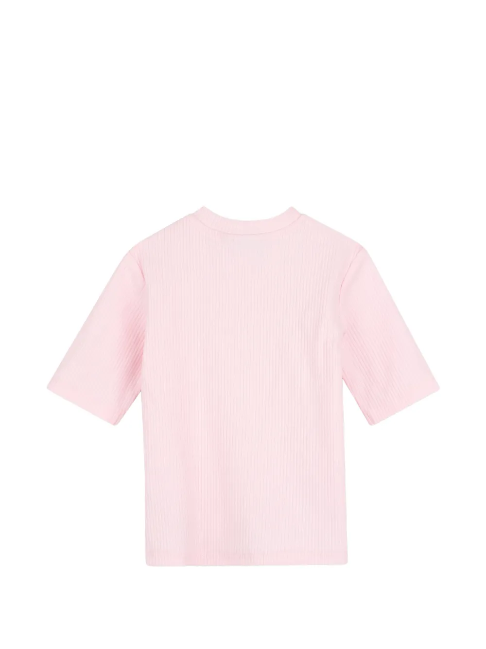 BOSS Kidswear Vest legging en T-shirt met logo-patch Roze