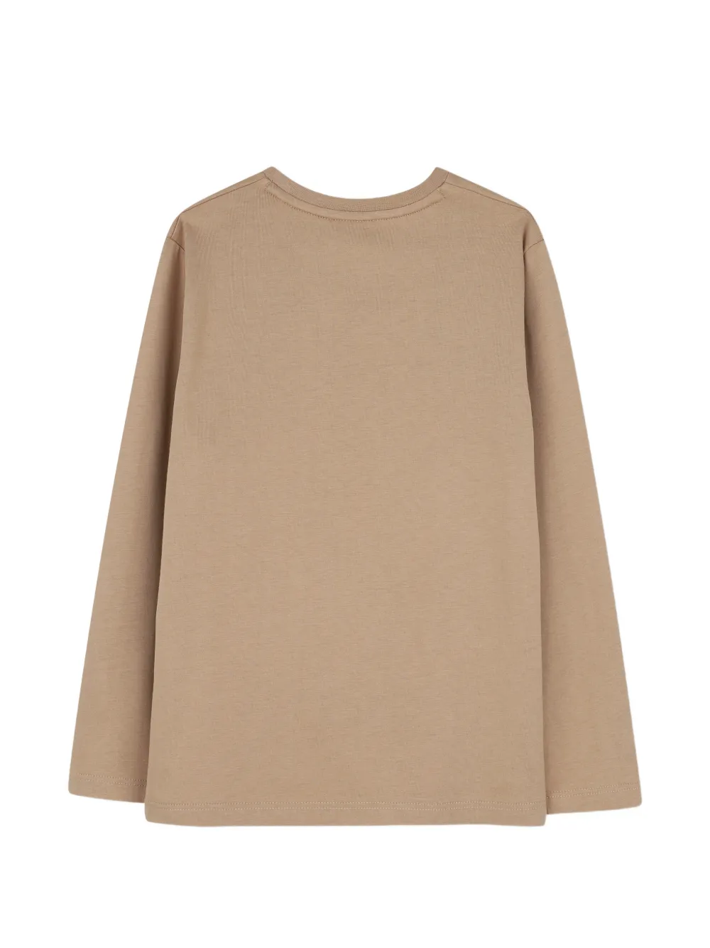 BOSS Kidswear T-shirt met lange mouwen Bruin