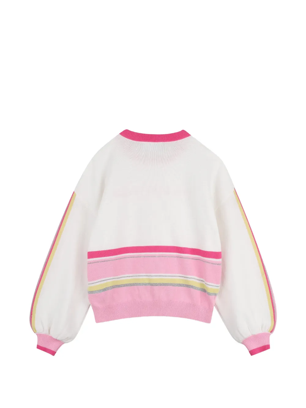 Karl Lagerfeld Kids Gestreepte trui Wit