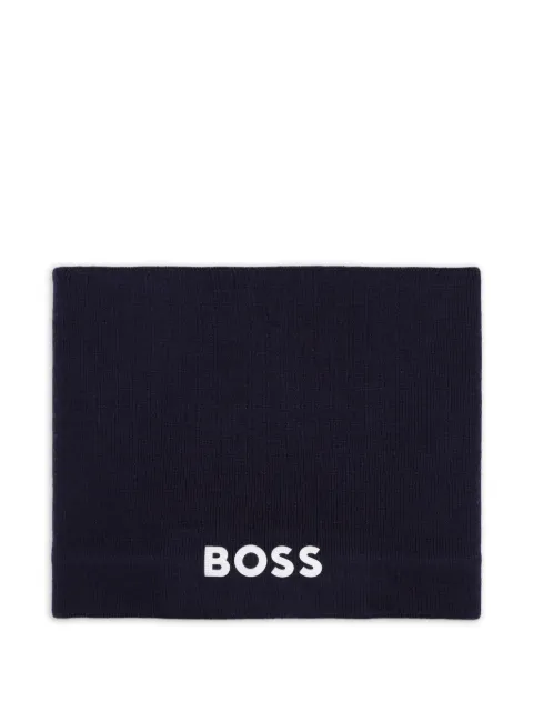 BOSS Kidswear logo-print snood