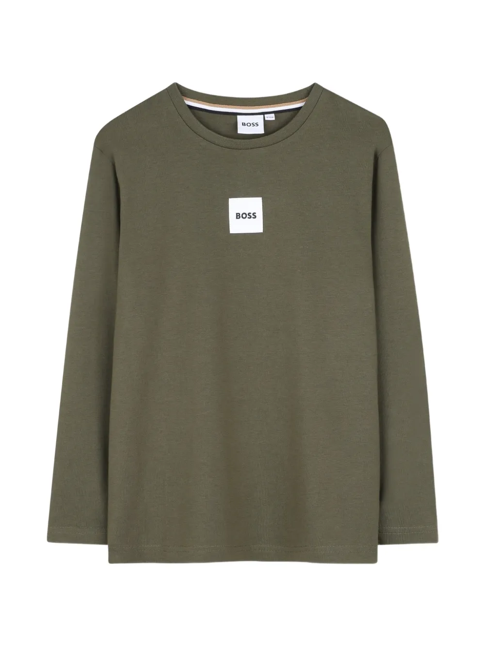 BOSS Kidswear long-sleeved T-shirt - Verde