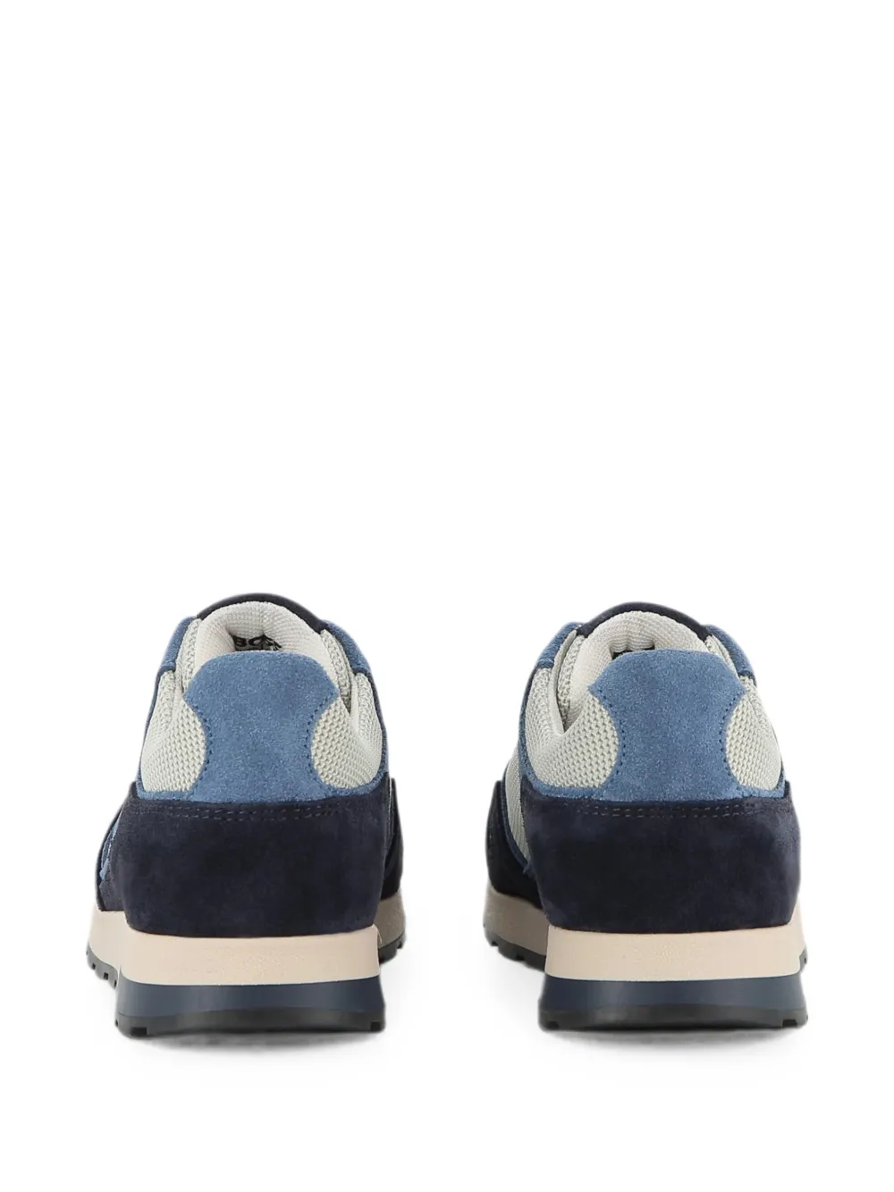 BOSS Kidswear Sneakers met vlakken en Double B-monogram Blauw