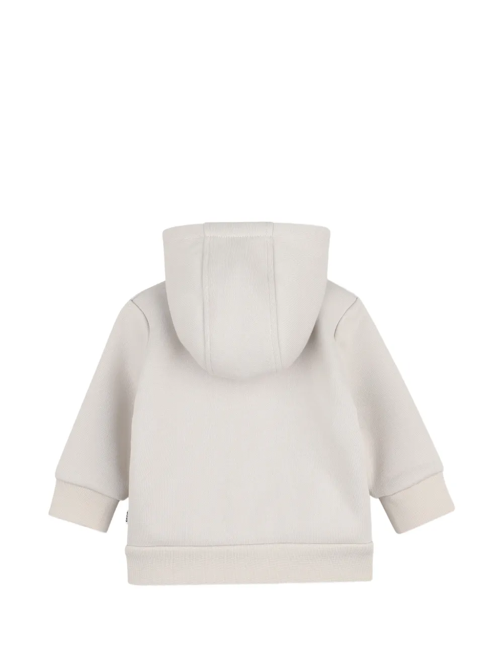 BOSS Kidswear Hoodie en broek met logo-patch Beige