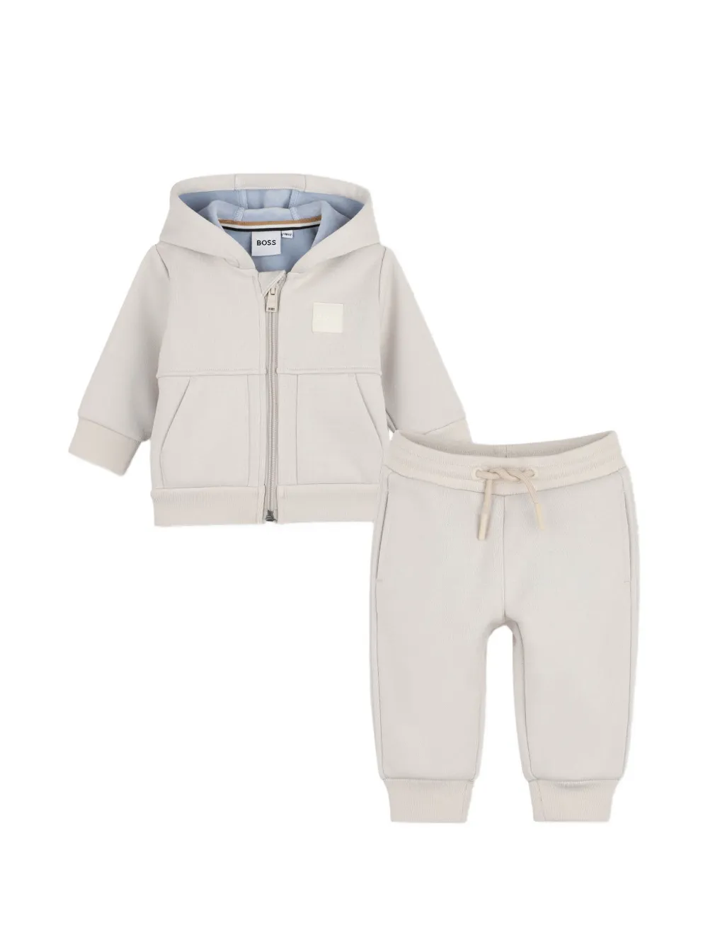 BOSS Kidswear Set pantaloni con applicazione - Toni neutri
