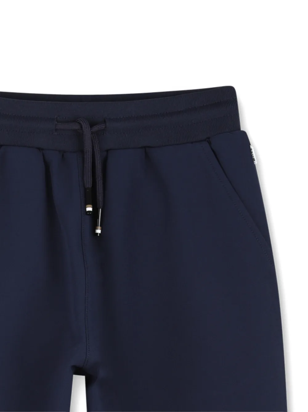 BOSS Kidswear Trainingsbroek met trekkoord Blauw
