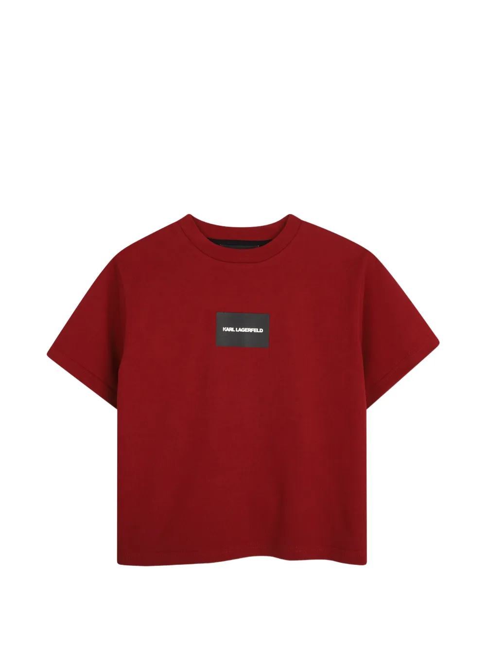 Karl Lagerfeld Kids logo-print short-sleeve T-shirt - Rot