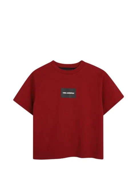 Karl Lagerfeld Kids logo-print short-sleeve T-shirt