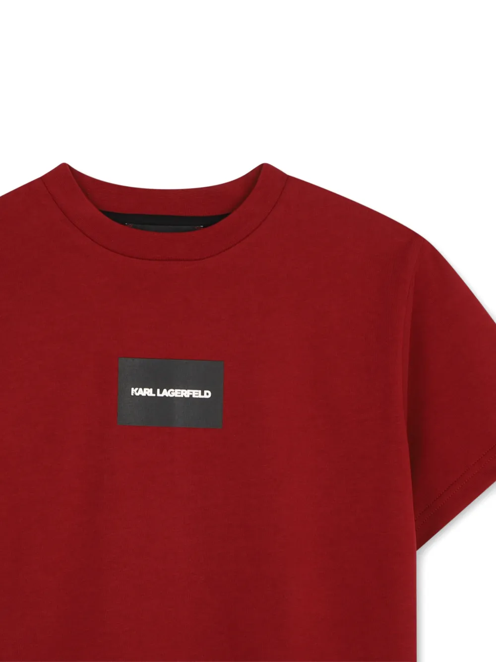 Karl Lagerfeld Kids T-shirt met logoprint Rood
